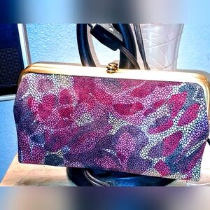 Hobo abstract foliage wallet